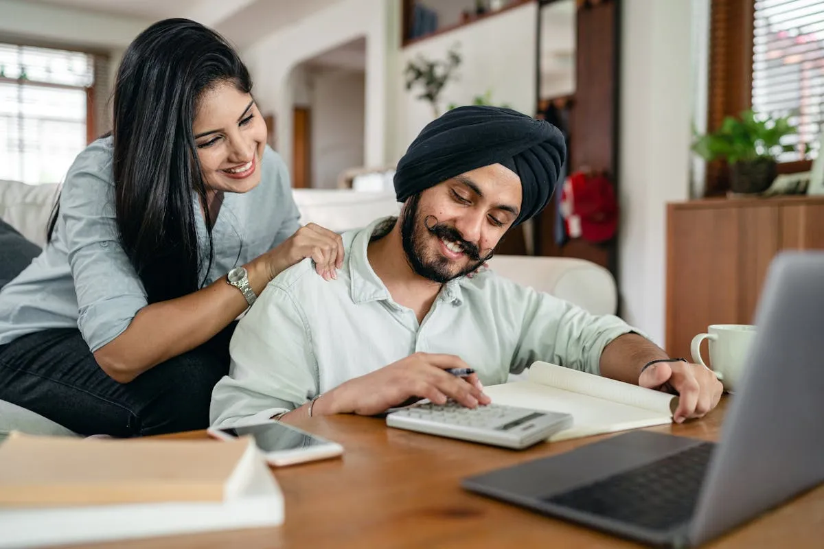 Indian family planning their legacy together